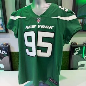 Authentic Quinnen Williams New York Jets Nike F.U.S.E. Elite Jersey Mens Size:48